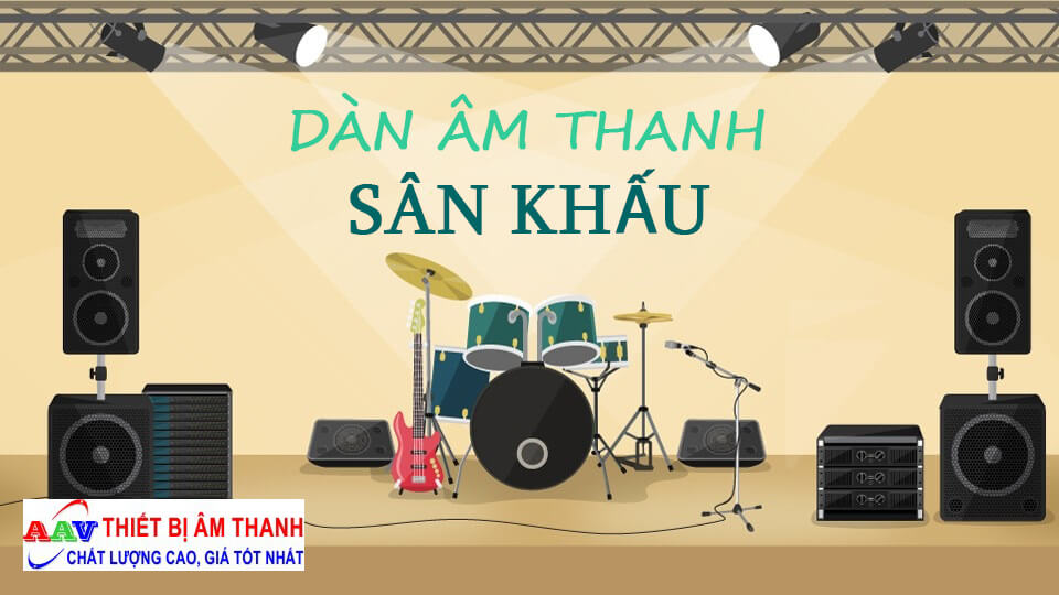 Dàn âm thanh sân khấu biểu diễn gồm những thiết bị chuyên dụng nào?