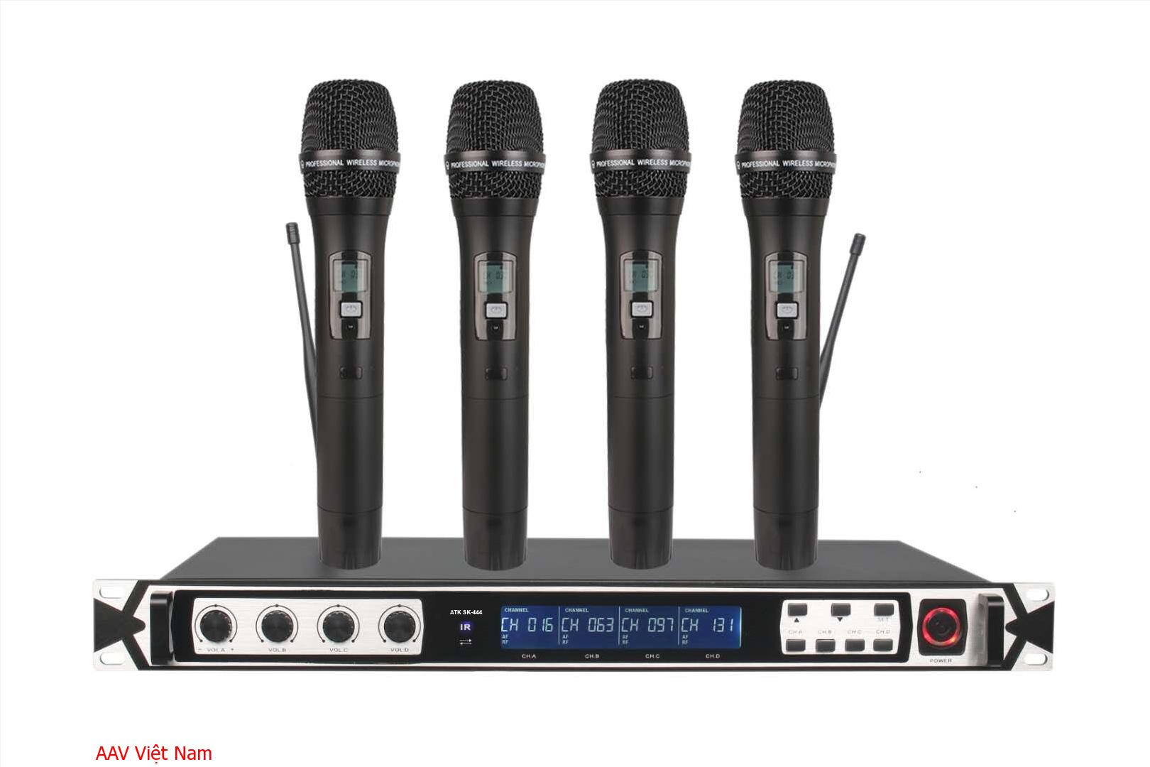 Micro kh&ocirc;ng d&acirc;y chất lượng cao bền đẹp gi&aacute; rẻ ATK SK-444