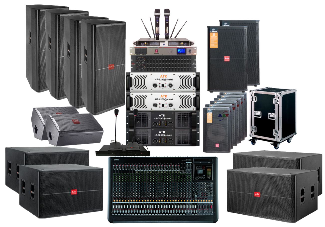 Hệ thống âm thanh nhà văn hóa tỉnh ủy chất lượng cao, giá rẻ - sử dụng loa full