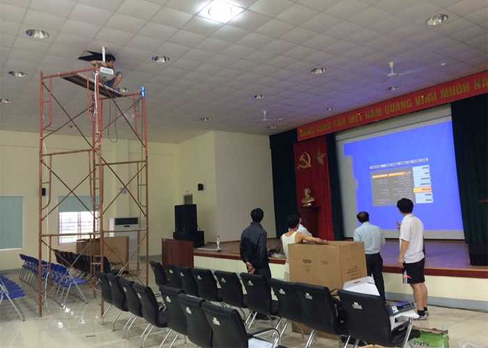 Lắp đặt hệ thống âm thanh hội trường tại Trường Cao Đẳng kỹ thuật Công Nghệ Nam Định
