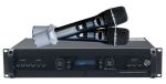 Amply karaoke 350W x 2 liền micro hát hay, đa năng - Đẩy liền vang kèm micro không dây AAV  CM-350